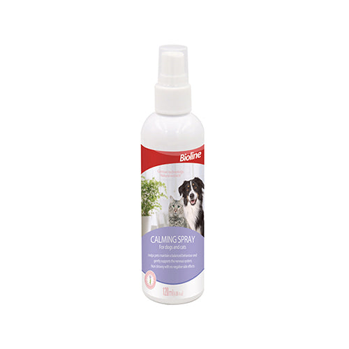 Bioline Calming Sprey Sakinleştirici Bitkisel Kedi ve Köpek Spreyi 120 Ml