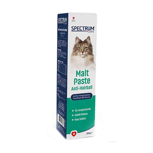 Spectrum Anti Hairball Tüy Yumağı Önlemeyi Destekleyen Malt Paste Kedi Macunu 30 Gr