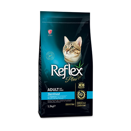 Reflex Plus Somonlu Kısırlaştırılmış Kedi Maması 1,5 Kg