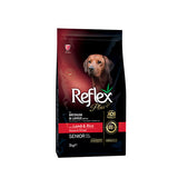 Reflex Plus Senior Orta ve Büyük Irk Kuzulu ve Pirinçli Yaşlı Köpek Maması 3 Kg