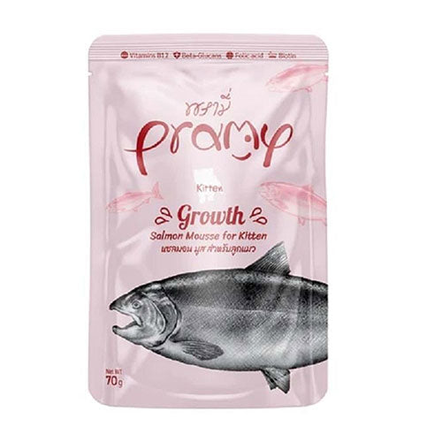 Pramy Growth Somonlu Mousse Yavru Kedi Konservesi 70 Gr