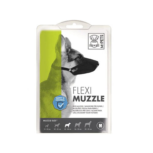 M-Pets Flexi Bez Köpek Ağızlığı Medium 1,5x22-26 Cm