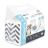 M-Pets Diapers Erkek Köpekler İçin Külot Bez Small 12 li 17,5x42 Cm
