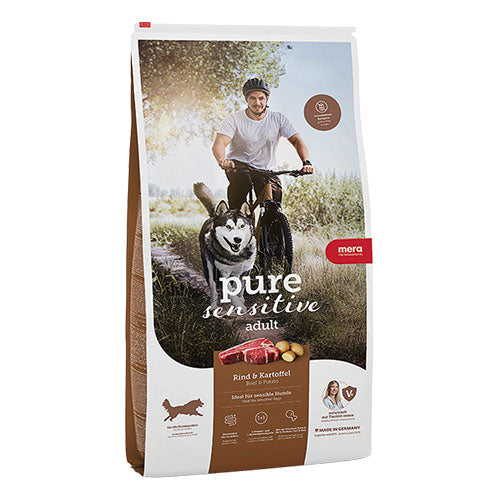 Mera Pure Sensitive Medium Maxi Sığır Etli Patatesli Tahılsız Yetişkin Köpek Maması 12,5 Kg