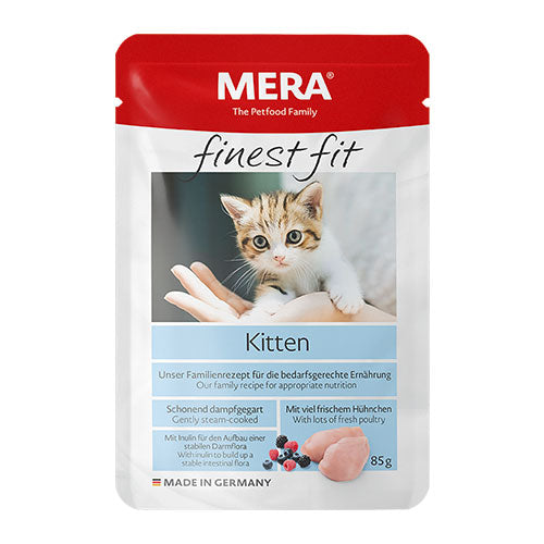 Mera Finest Fit Tavuk Etli Pouch Tahılsız Yavru Kedi Konservesi 85 Gr