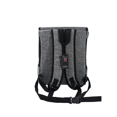 Lepus Backpack Şeffaf Kapaklı Kedi ve Köpek Taşıma Çantası Gri 30x25x40 Cm