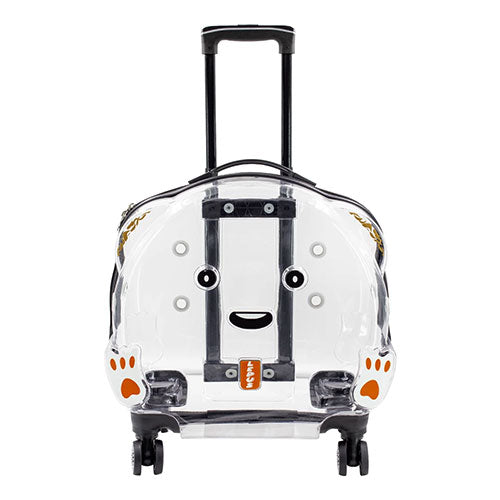 Lepus Wheel Bag Tekerlekli Şeffaf Kedi ve Köpek Taşıma Çantası 42x44x23 Cm