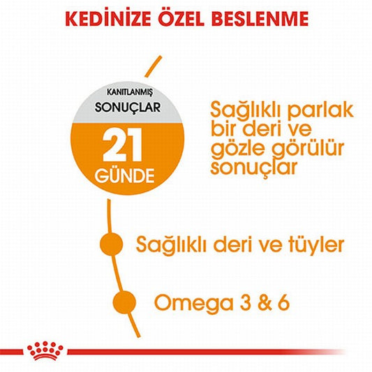 Royal Canin Hair Skin Adult Hassas Tüy Sağlığı Yetişkin Kedi Maması 2 Kg