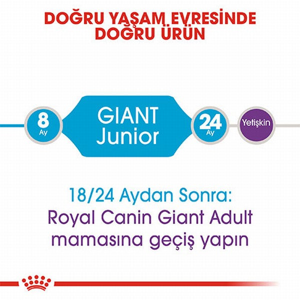 Royal Canin Giant Junior Dev Irk Puppy Yavru Köpek Maması 15 Kg