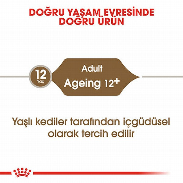 Royal Canin Ageing 12+ Gravy Pouch Yaşlı Kedi Konservesi 12 Adet 85 Gr