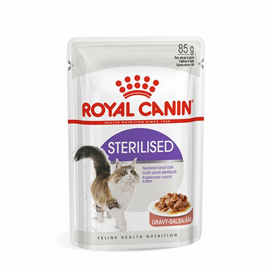 Royal Canin Sterilised Gravy Pouch Kısırlaştırılmış Kedi Konservesi 6 Adet 85 Gr