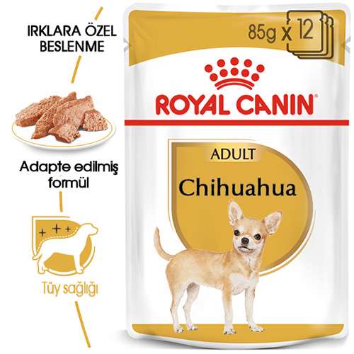 Royal Canin Pouch Chihuahua Adult Yetişkin Köpek Konservesi 12 Adet 85 Gr