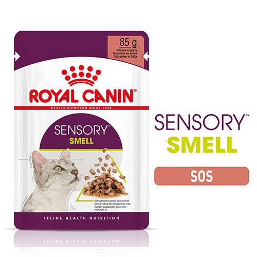 Royal Canin Sensory Smell Gravy Adult Yetişkin Kedi Konservesi 6 Adet 85 Gr