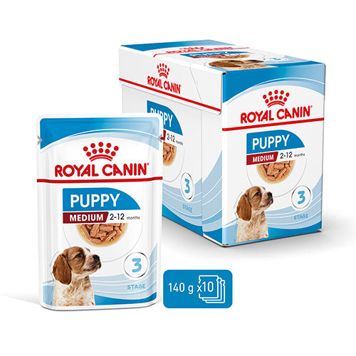Royal Canin Medium Puppy Gravy Yavru Köpek Konservesi 10 Adet 140 Gr