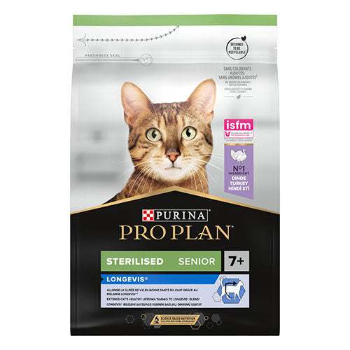 Pro Plan Sterilised Senior Hindili 7+ Yaşlı Kedi Maması 3 Kg