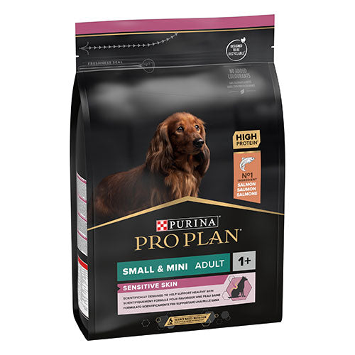 Pro Plan Small & Mini Adult Sensitive Skin Somonlu Küçük Irk Yetişkin Köpek Maması 3 Kg
