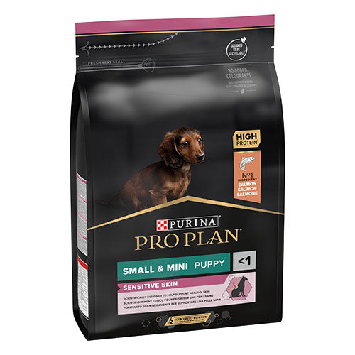 Pro Plan Small & Mini Puppy Sensitive Skin Somonlu Küçük Irk Yavru Köpek Maması 3 Kg