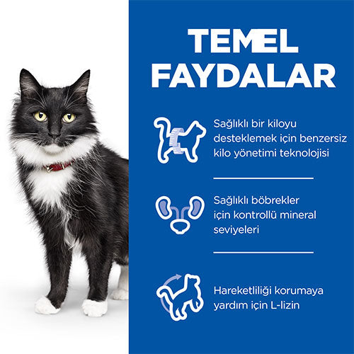 Hill’s SCIENCE PLAN 7+ Sterilised Chicken Kısırlaştırılmış Yaşlı Kedi Maması 1,5 Kg