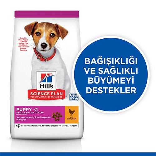 Hill’s SCIENCE PLAN Puppy Small & Mini Chicken Küçük Irk Tavuklu Yavru Köpek Maması 1,5 Kg 620-607652