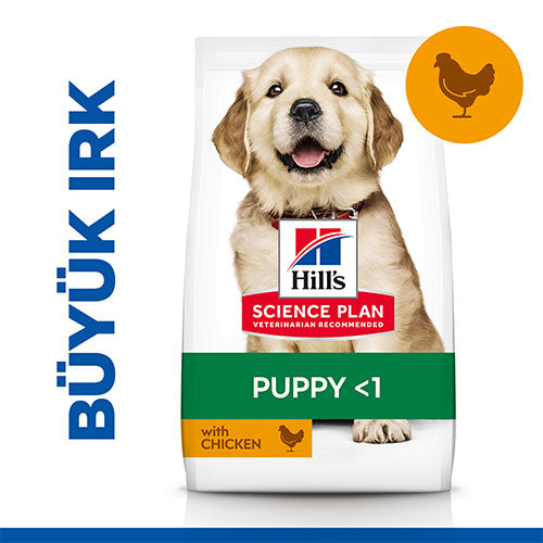 Hill’s SCIENCE PLAN Puppy Large Breed Chicken Büyük Irk Tavuklu Yavru Köpek Maması 2,5 Kg