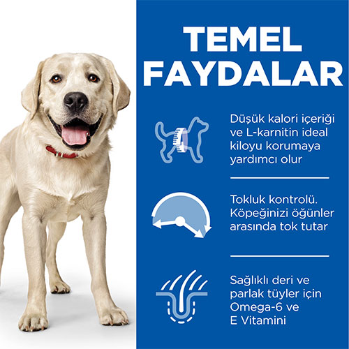 Hill's SCIENCE PLAN Adult Light Large Chicken Büyük Irk Tavuklu Light Köpek Maması 14 Kg