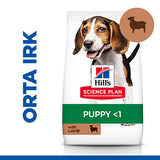 Hill’s SCIENCE PLAN Puppy Medium Lamb & Rich Orta Irk Kuzulu Yavru Köpek Maması 2,5 Kg