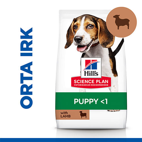 Hill’s SCIENCE PLAN Puppy Medium Lamb & Rich Orta Irk Kuzulu Yavru Köpek Maması 14 Kg