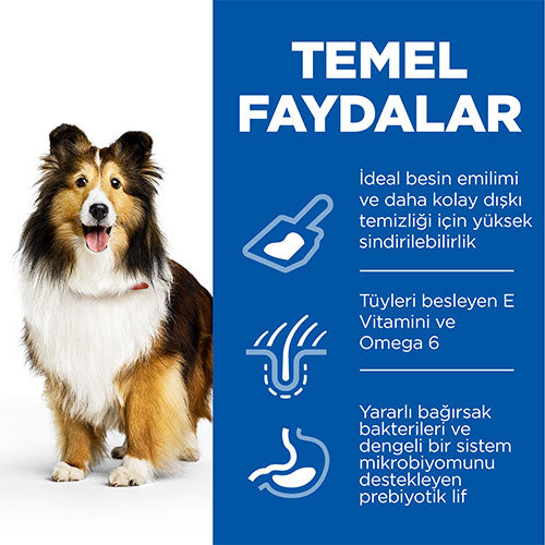 Hill’s SCIENCE PLAN Adult Medium Sensitive Stomach & Skin Chicken Hassas Yetişkin Köpek Maması 14 Kg