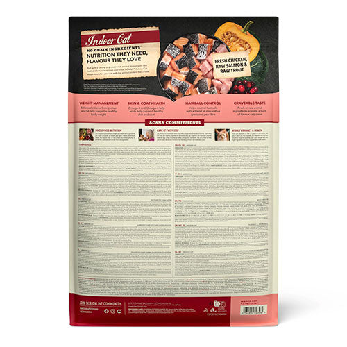 Acana Indoor Yüksek Proteinli Tavuk ve Balıklı Kısırlaştırılmış Kedi Maması 4,5 Kg