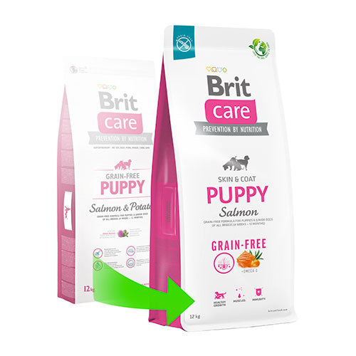 Brit Care Somonlu ve Patatesli Tahılsız Yavru Köpek Maması 12 Kg