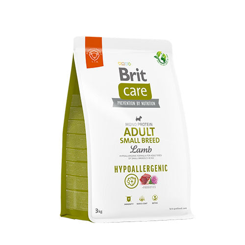Brit Care Hipoalerjenik Kuzulu ve Pirinçli Küçük Irk Yetişkin Köpek Maması 3 Kg