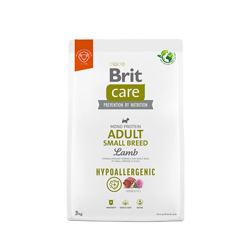 Brit Care Hipoalerjenik Kuzulu ve Pirinçli Küçük Irk Yetişkin Köpek Maması 3 Kg