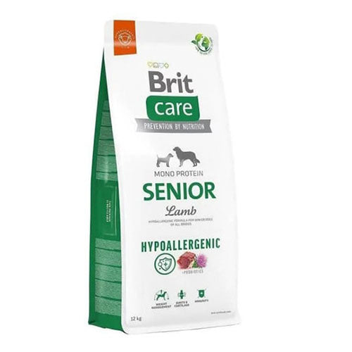 Brit Care Hipoalerjenik Kuzulu ve Pirinçli Tüm Irklar İçin Yaşlı Köpek Maması 12 Kg