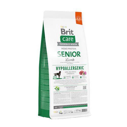 Brit Care Hipoalerjenik Kuzulu ve Pirinçli Tüm Irklar İçin Yaşlı Köpek Maması 12 Kg