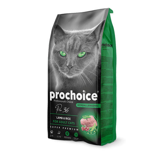 Pro Choice Pro 36 Kuzulu ve Pirinçli Yetişkin Kedi Maması 2 Kg