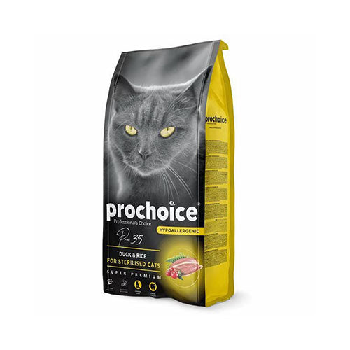 Pro Choice Pro 35 Sterilised Ördekli ve Pirinçli Kısırlaştırılmış Kedi Maması 2 Kg
