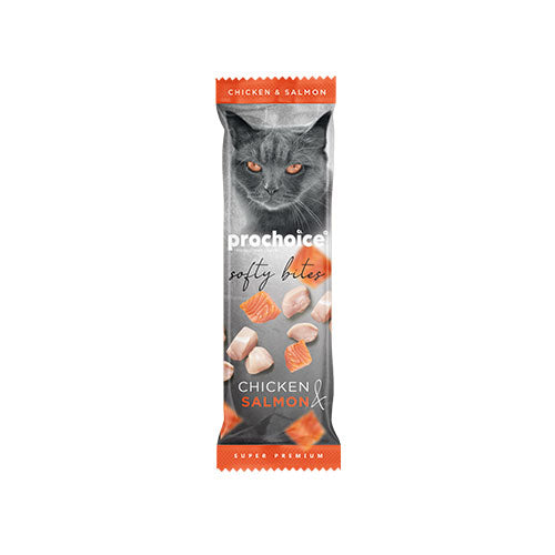 Pro Choice Softy Bites Tavuklu ve Somonlu Yumuşak Kedi Ödül Maması 24 Adet 10 Gr