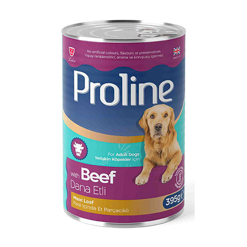 Proline Parça Dana Etli Pate Yetişkin Köpek Konservesi 6 Adet 395 Gr