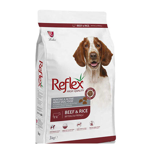 Reflex High Energy Biftekli ve Pirinçli Yetişkin Köpek Maması 3 Kg