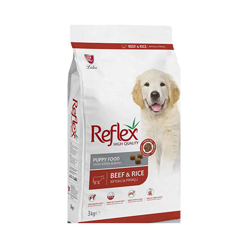 Reflex Biftekli ve Pirinçli Yavru Köpek Maması 3 Kg
