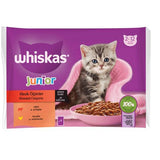 Whiskas Pouch Sos İçinde Sığırlı ve Tavuklu Yavru Kedi Konservesi 4x85 Gr