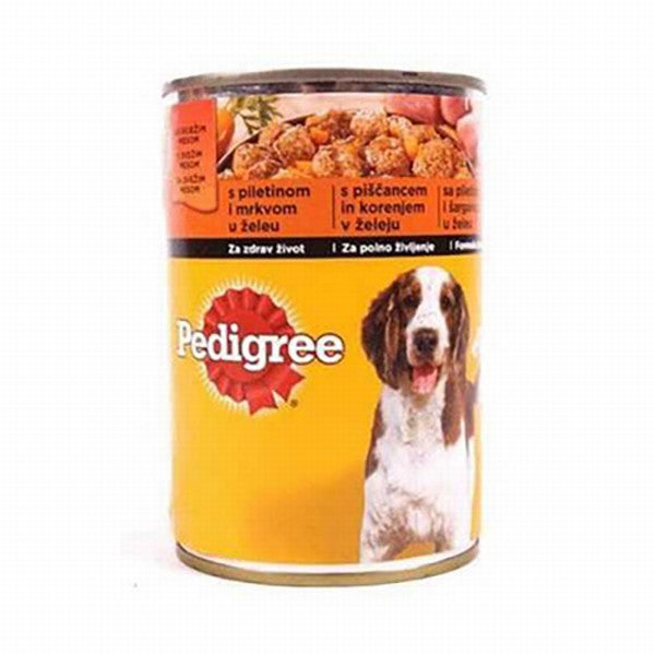 Pedigree Tavuklu ve Havuçlu Yetişkin Köpek Konservesi 6 Adet 400 Gr