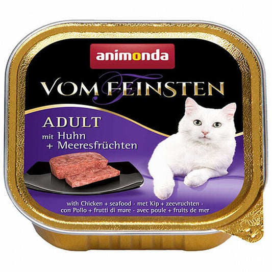 Animonda Vom Feinsten Mare Tavuklu ve Deniz Mahsüllü Yetişkin Kedi Konservesi 6 Adet 100 Gr
