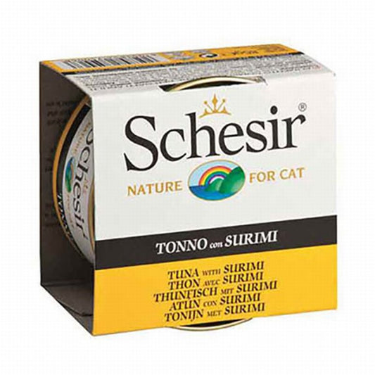 Schesir Ton Balıklı ve Surimili Jelly Yetişkin Kedi Konservesi 6 Adet 85 Gr