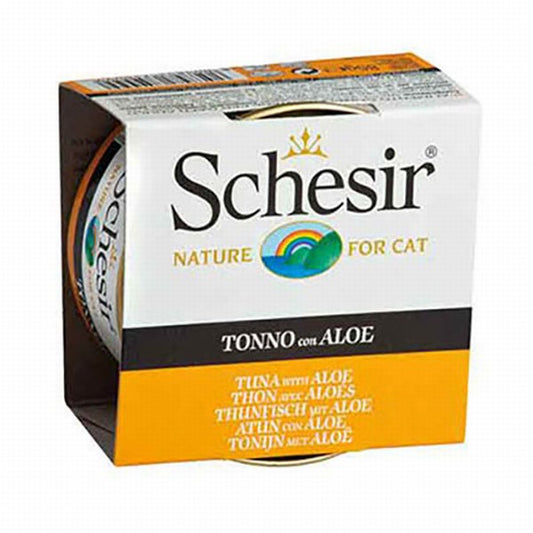 Schesir Ton Balıklı ve Aloe Veralı Jelly Yetişkin Kedi Konservesi 6 Adet 85 Gr