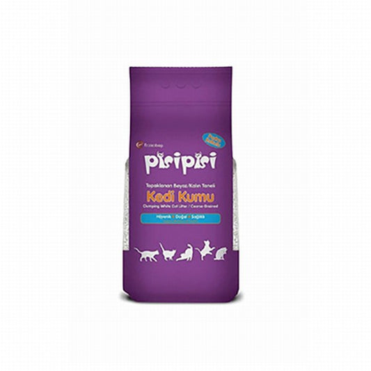 Pisipisi Pudra Kokulu Topaklanan Bentonit Kalın Taneli Kedi Kumu 5 Kg