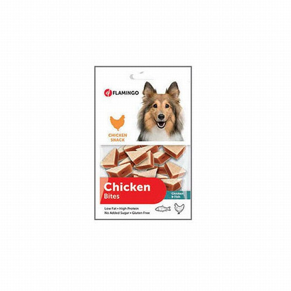 Flamingo Chicken Bites Tavuklu ve Balıklı Köpek Ödülü 85 Gr