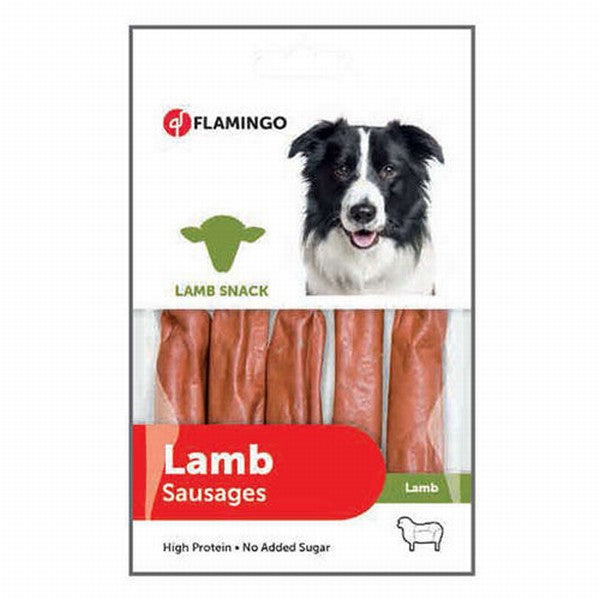 Flamingo Lamb Snack Kuzulu Sosis Köpek Ödülü 85 Gr