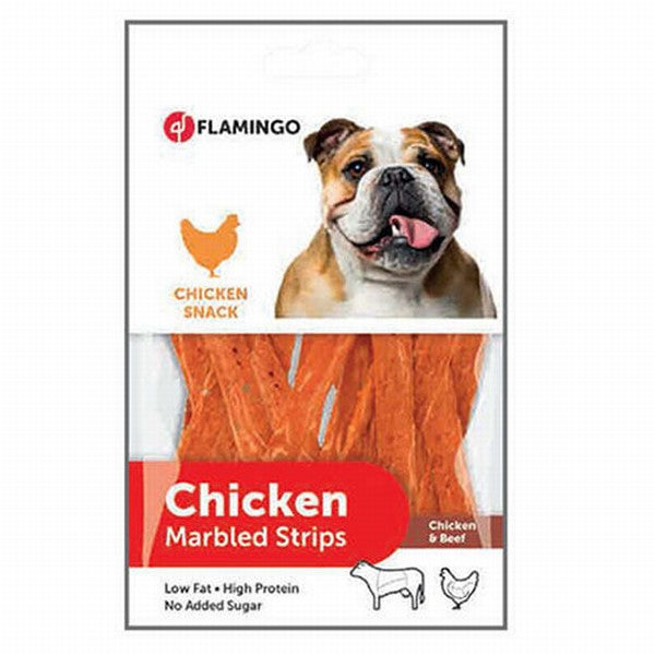 Flamingo Chicken Tavuklu ve Biftekli Çubuk Köpek Ödülü 85 Gr