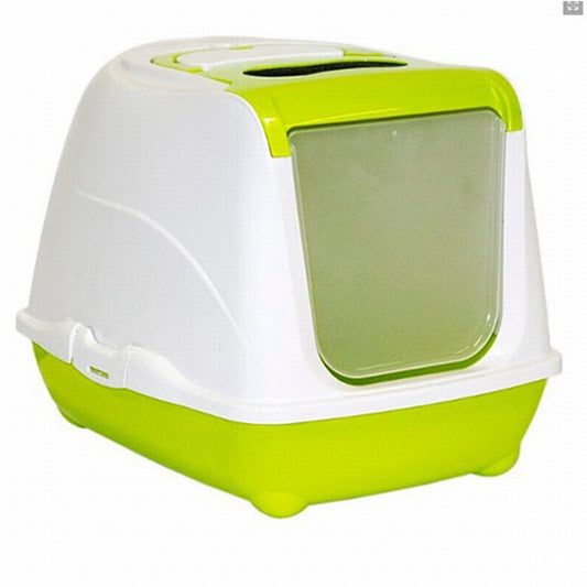 Moderna Flip Cat Büyük Kapalı Kedi Tuvaleti 57 Cm Sarı